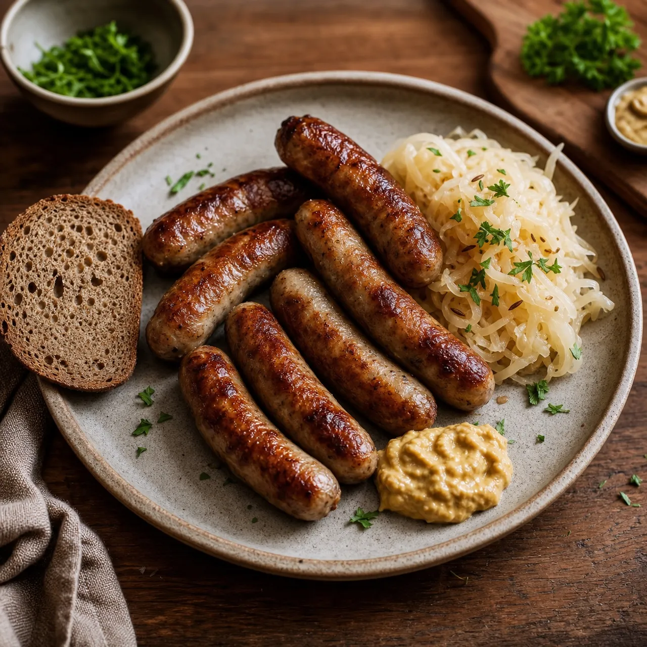 Nürnberger Rostbratwurst (Nuremberg Grilled Sausages) — German recipe