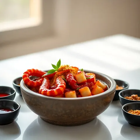 Nakji Bokkeum (Spicy Stir-fried Octopus)