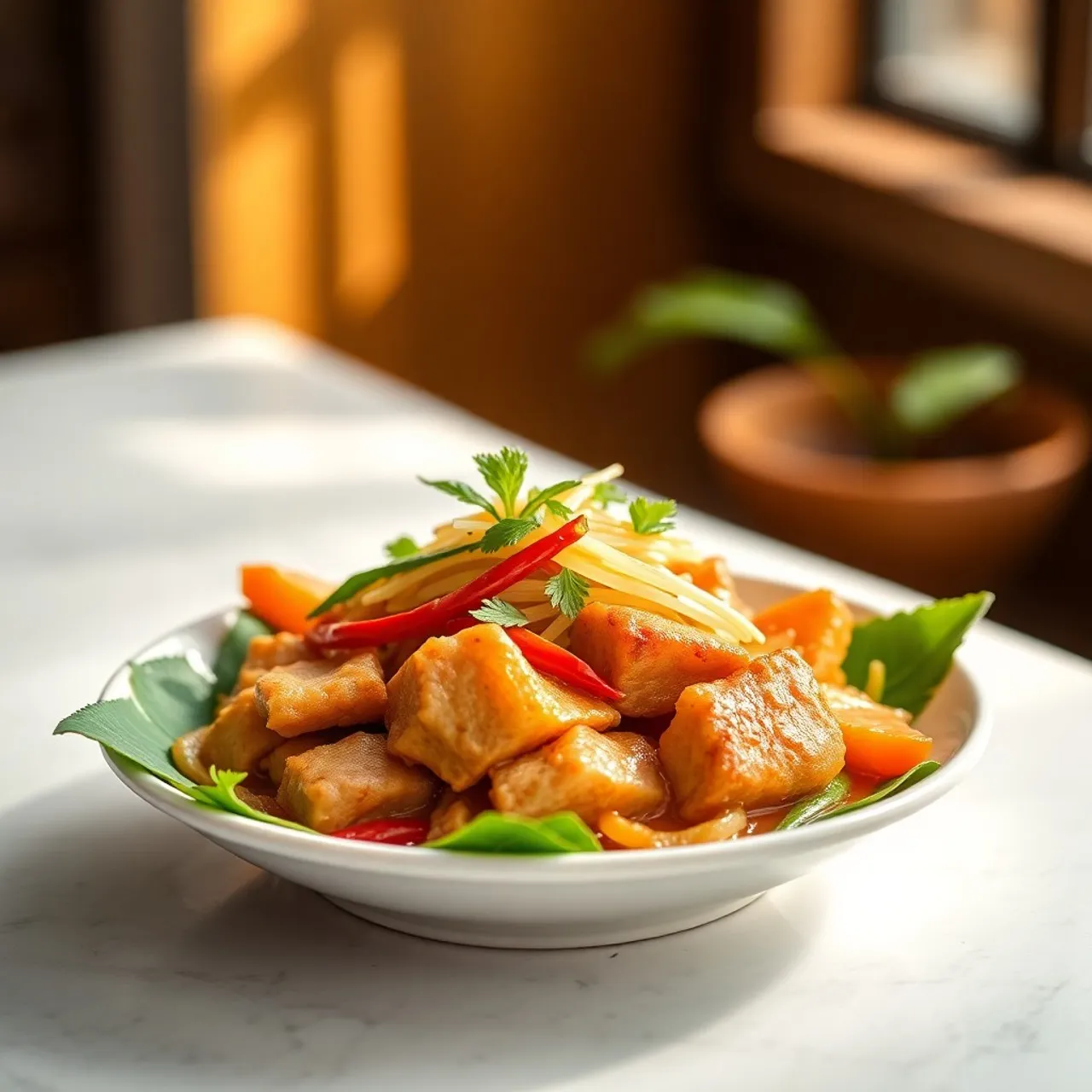 Nam Tok Moo — Thai recipe