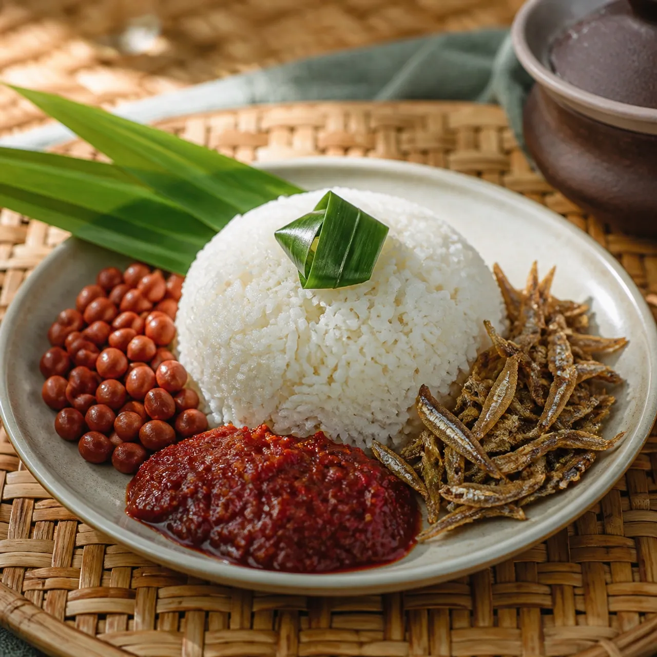 Nasi Lemak — Indonesian & Malaysian recipe