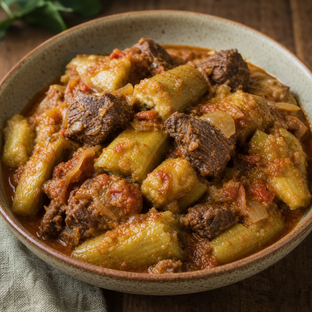 Ndizi Nyama — East African recipe