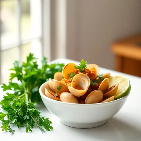 Nghêu Hấp Sả (Lemongrass Steamed Clams)
