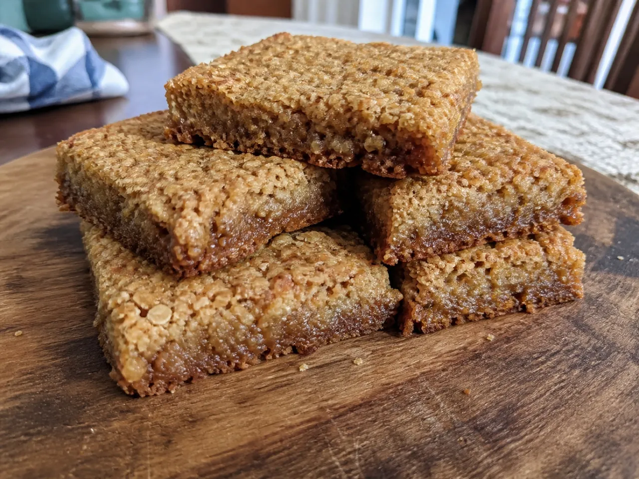Oatmeal Squares — served