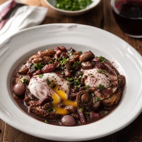 Oeufs en Meurette — French recipe