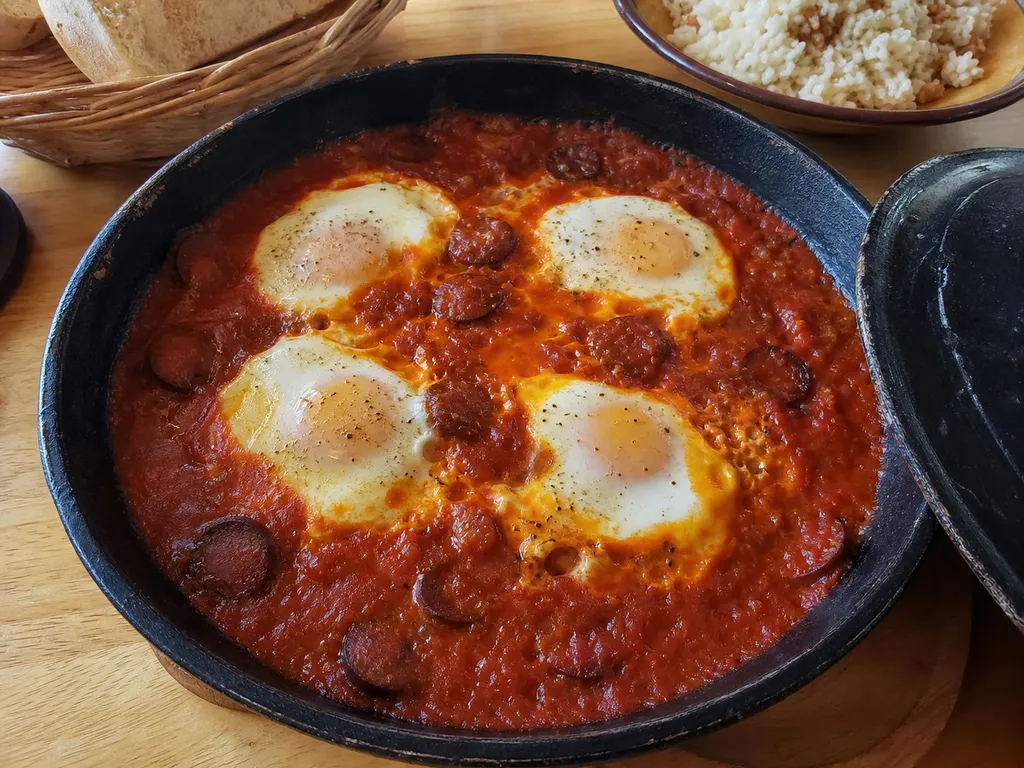 Ojja — plated and served