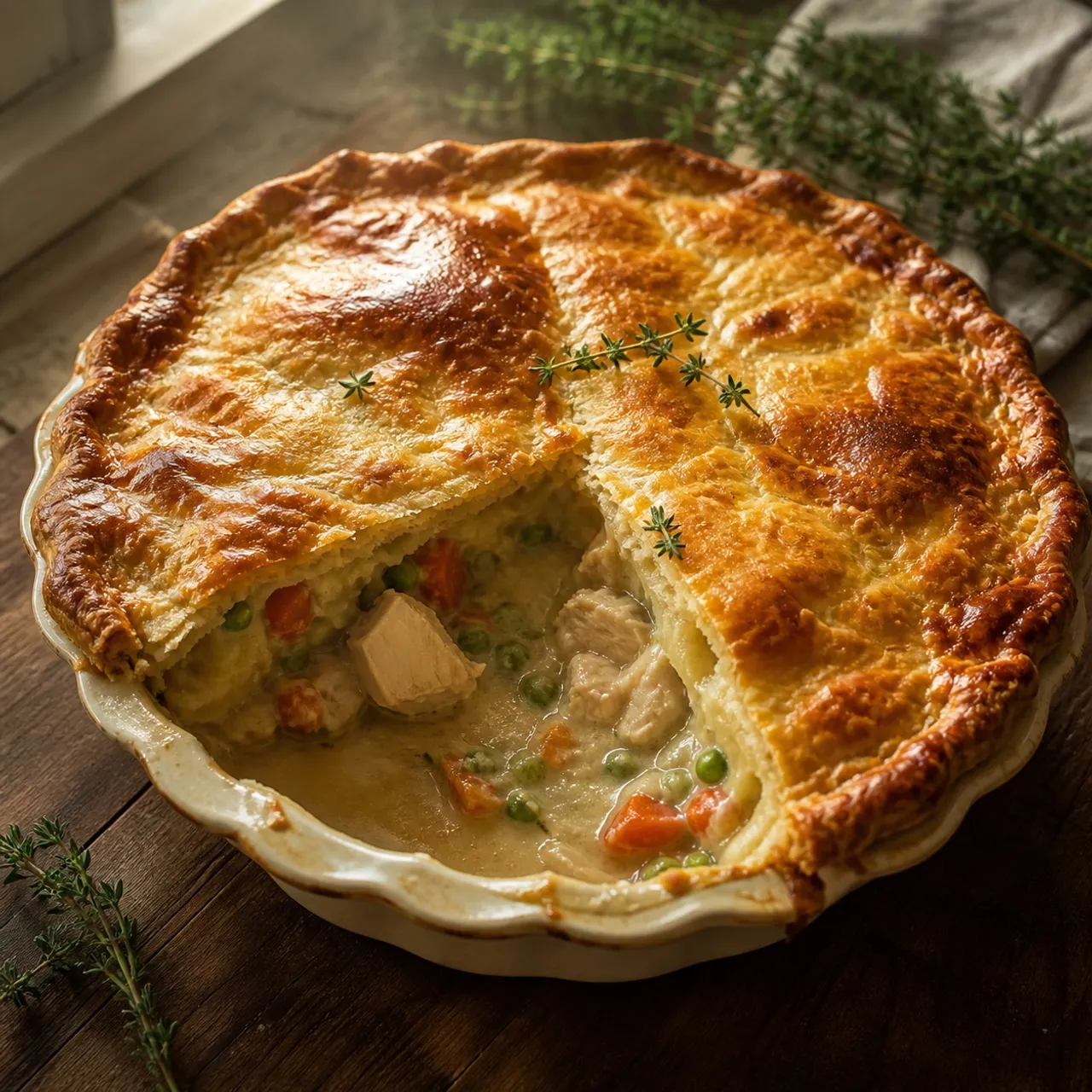 Old-Fashioned Chicken Pot Pie — Chicken & Poultry recipe