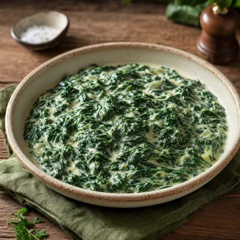 Old-Fashioned Creamed Spinach — Vegetables & Sides recipe