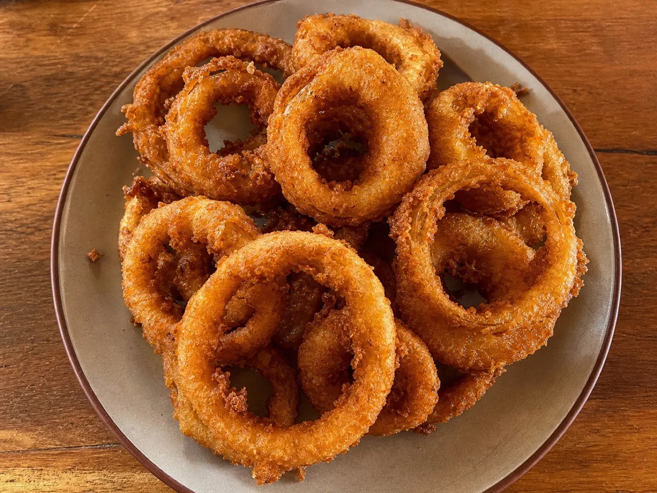 Onion Rings — served