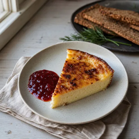 Ostkaka — Nordic recipe