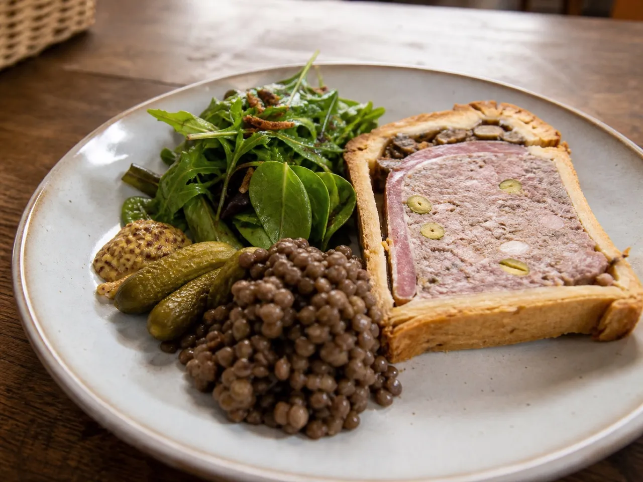 Pâté en Croûte — served