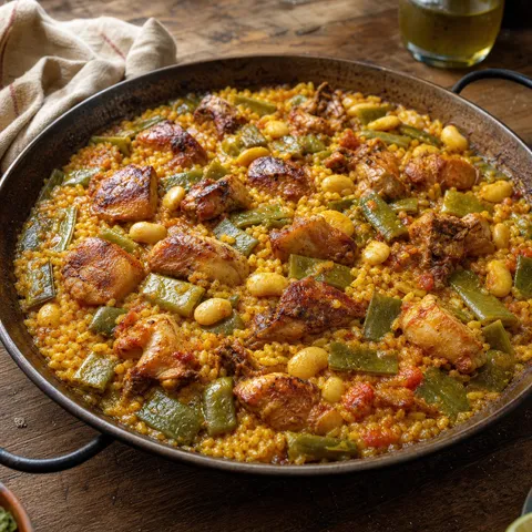 Paella Valenciana — Spanish recipe