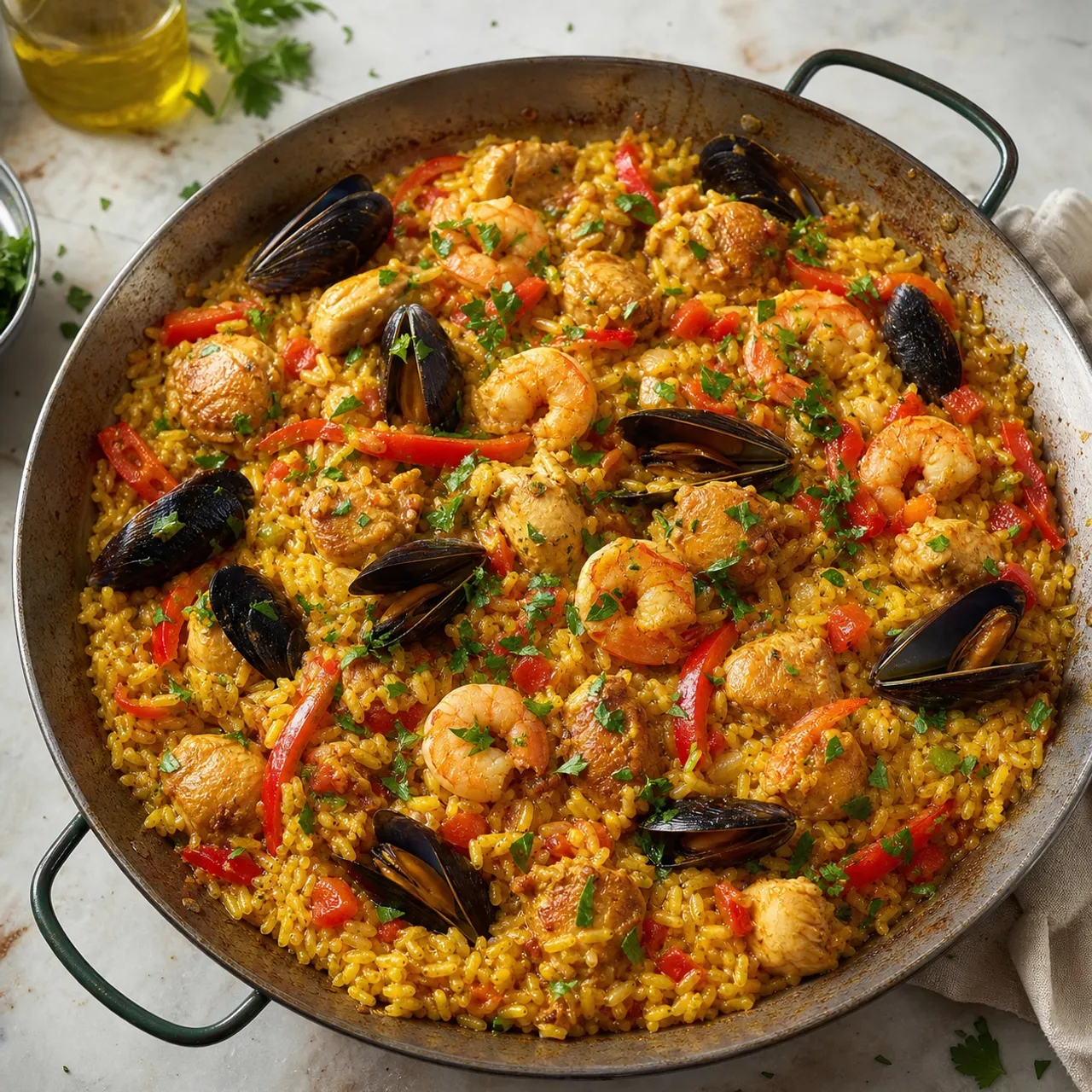 Paella — Mediterranean recipe