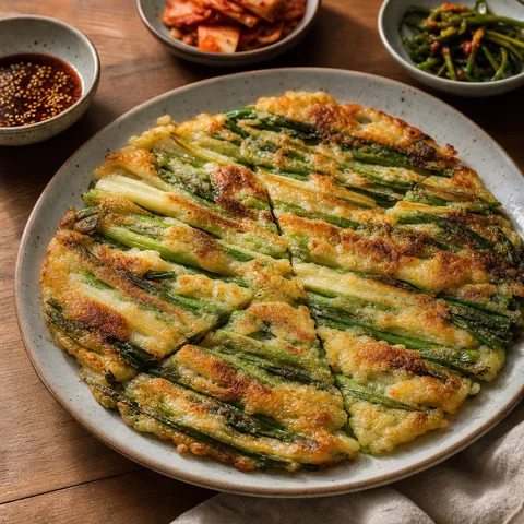 Pajeon (Scallion Pancake) — Korean recipe