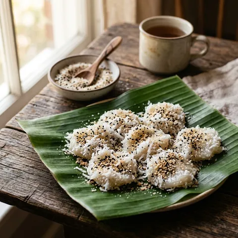 Palitaw — Filipino recipe