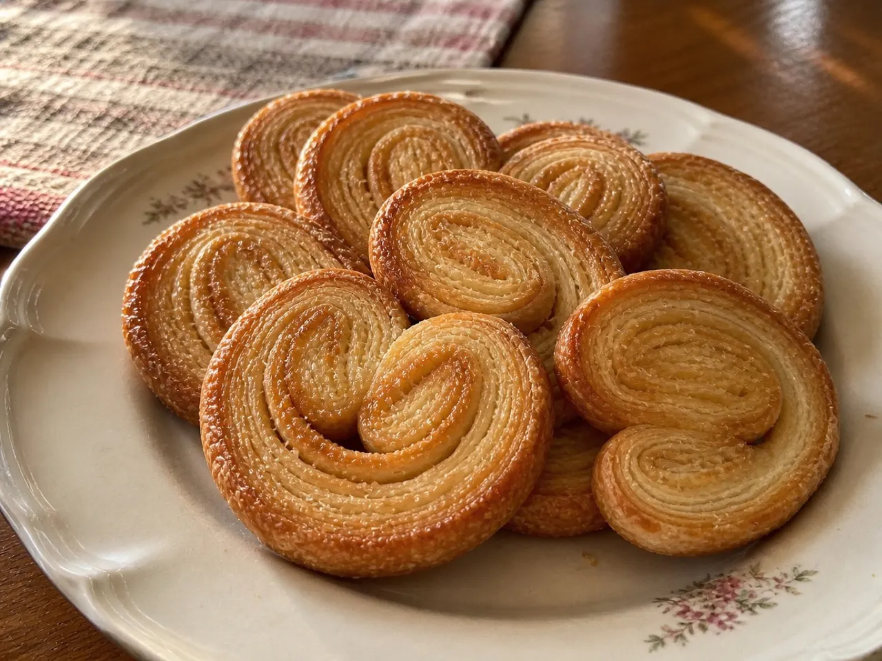 Palmiers — served