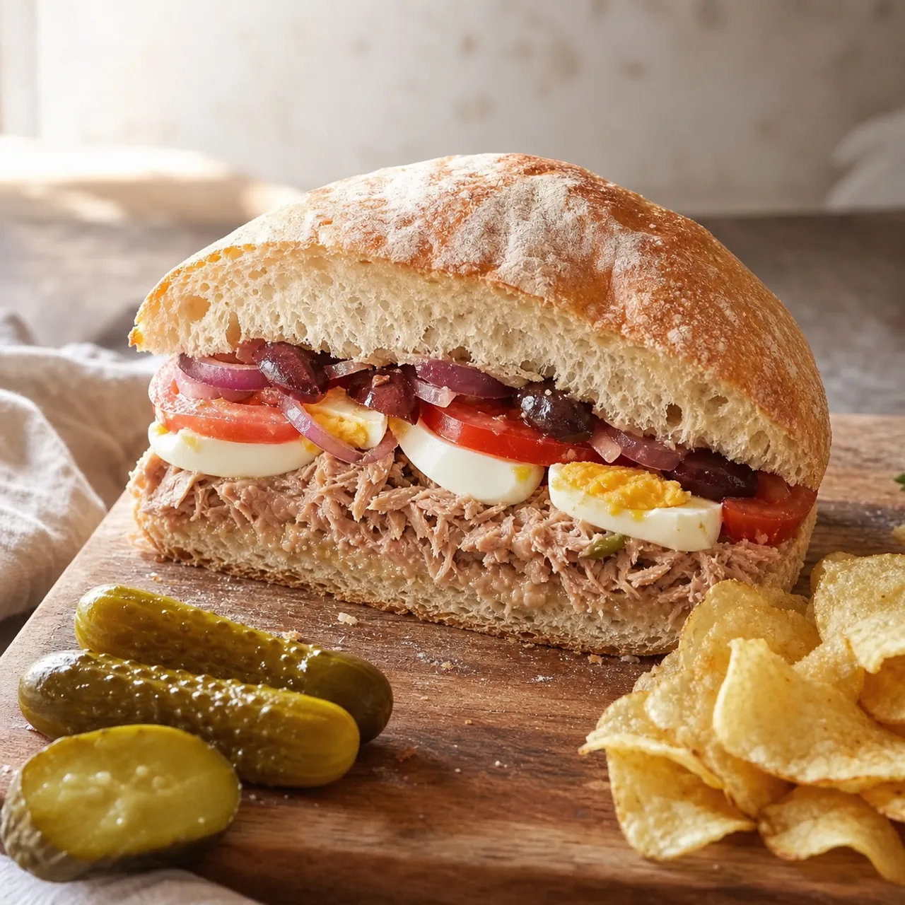 Pan Bagnat — Sandwiches recipe