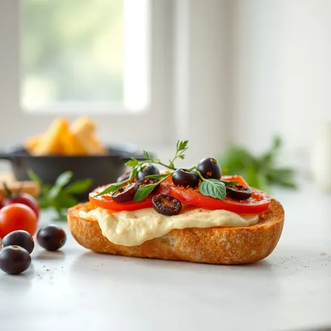 Pan con Tomate