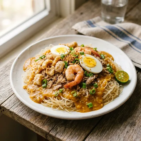Pancit Palabok — Filipino recipe