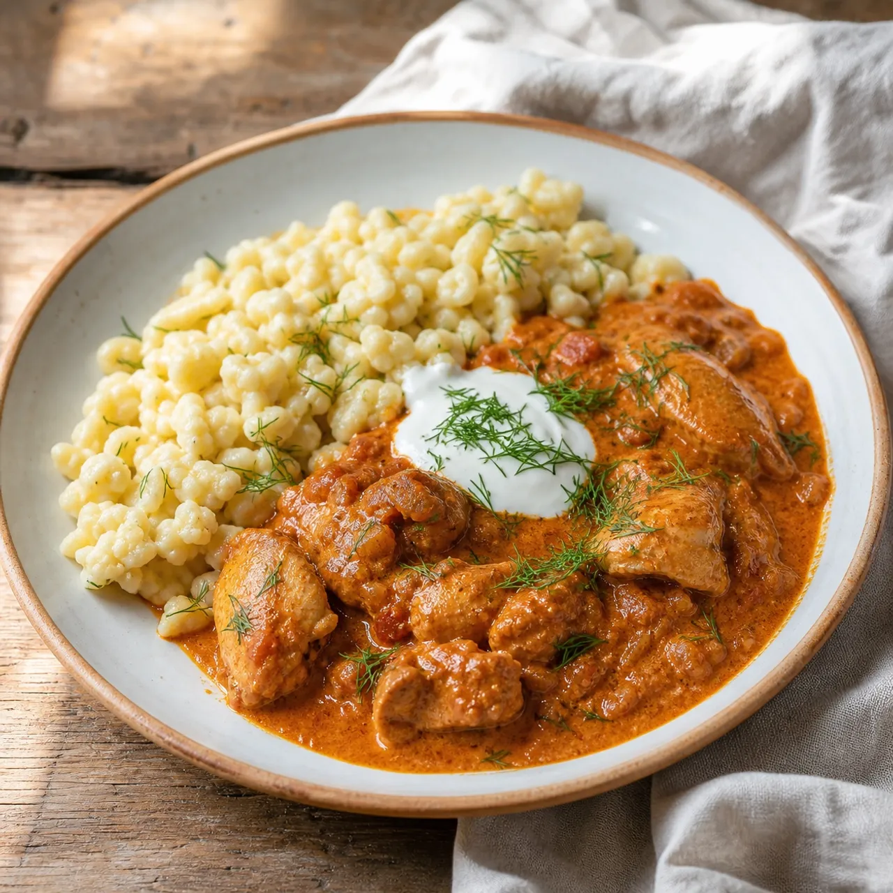 Paprikash — Eastern European recipe