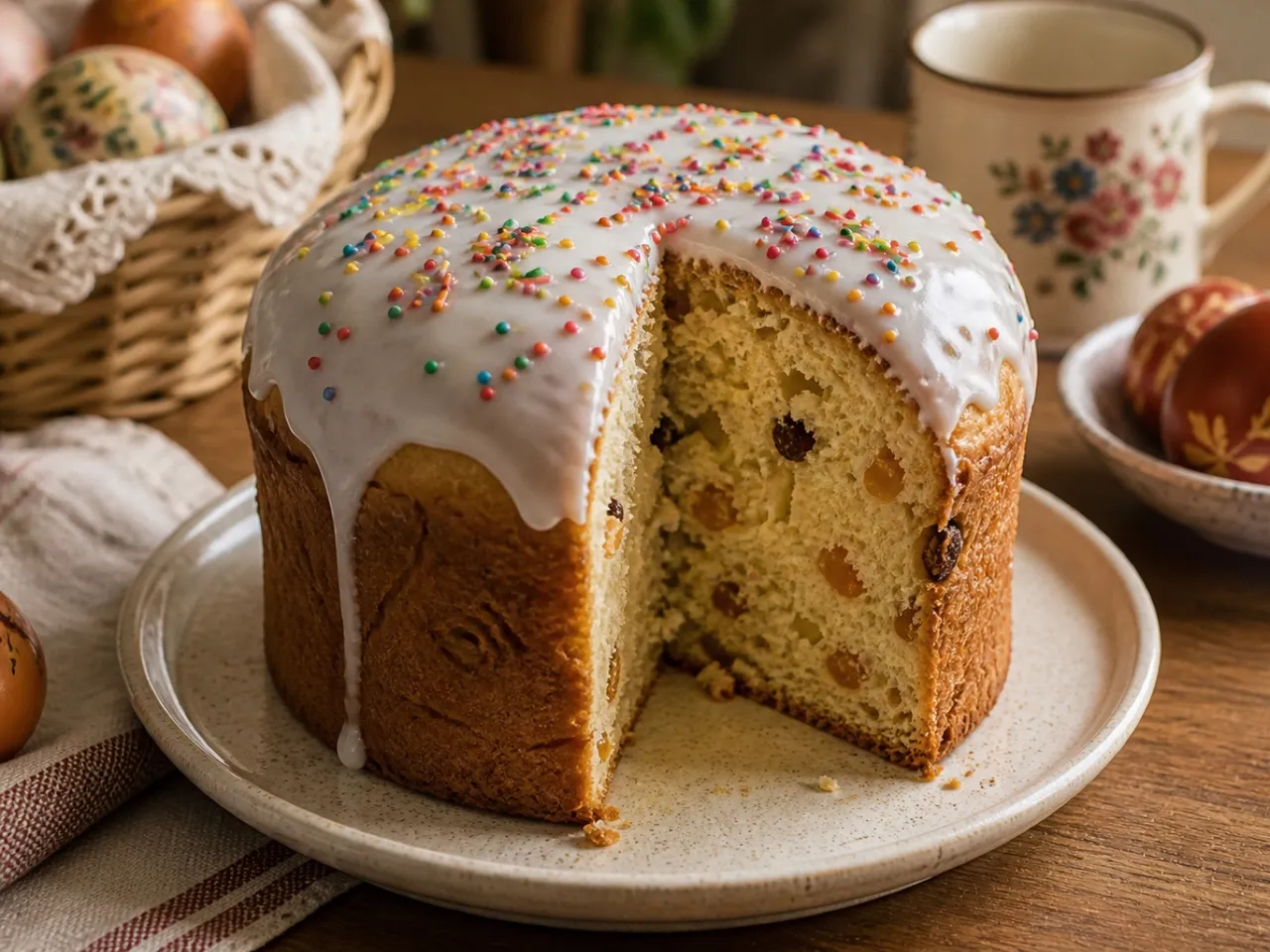 Paska — served