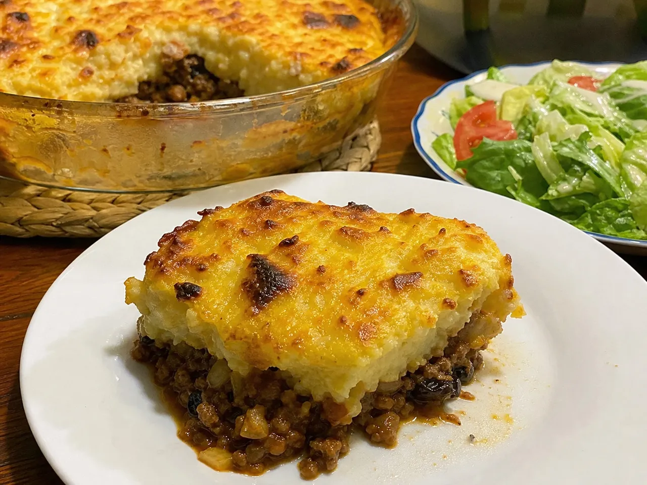 Pastel de Choclo — served
