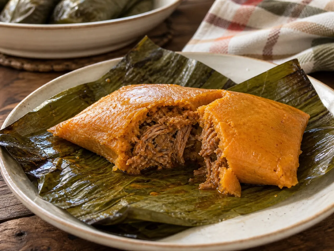 Pasteles — served