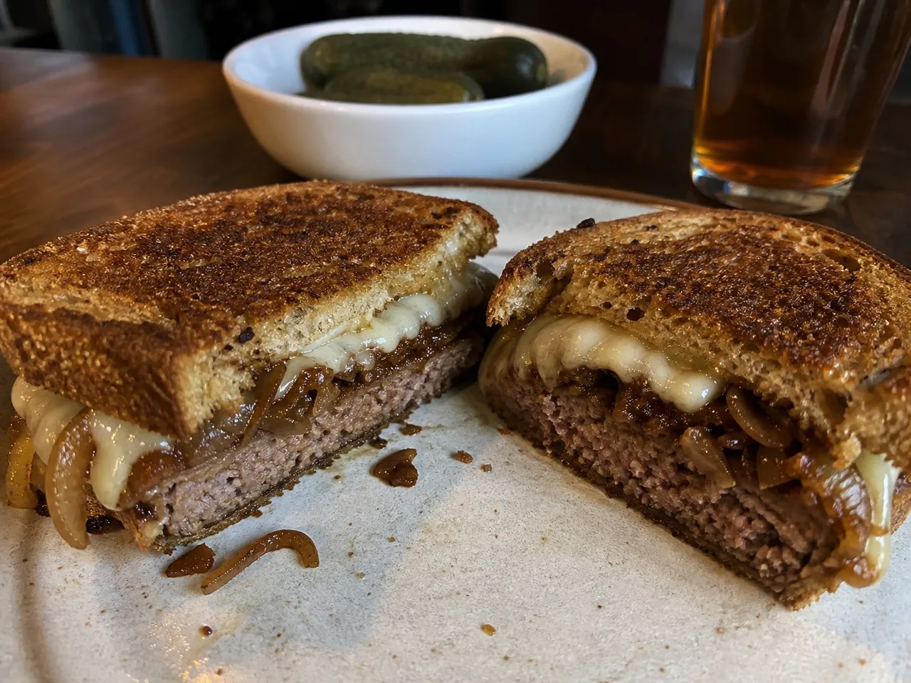 Patty Melt — served