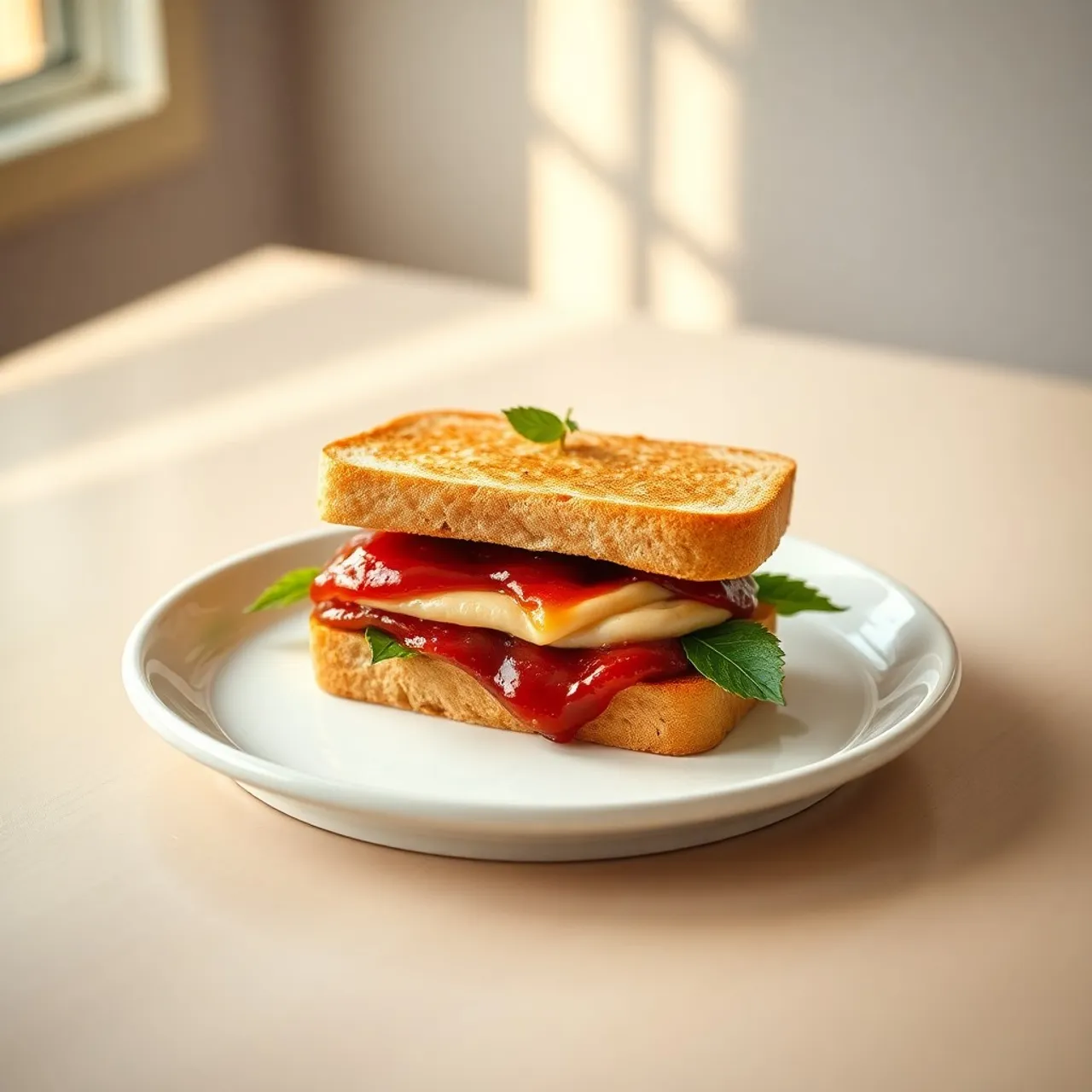 PB&J Sandwich — North American recipe