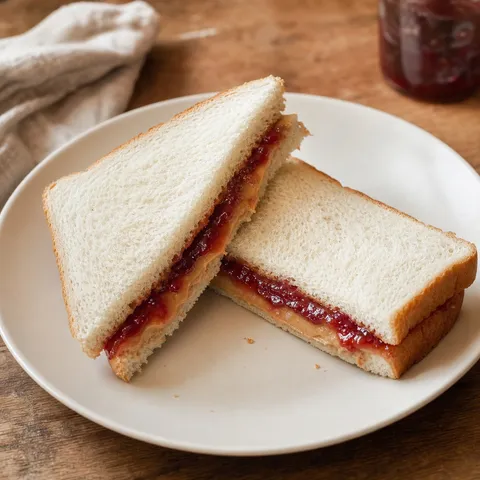 PB&J Sandwich — North American recipe