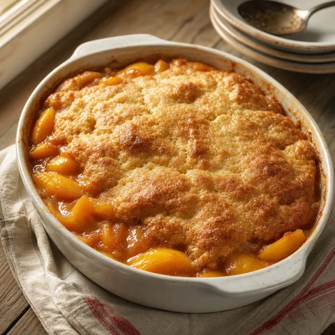Peach Cobbler — Southern Soul Food recipe
