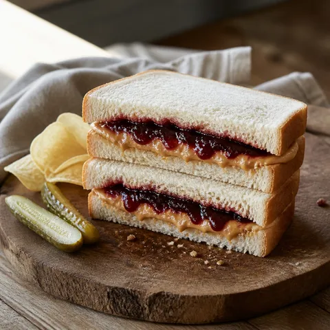 Peanut Butter and Jelly — Sandwiches recipe