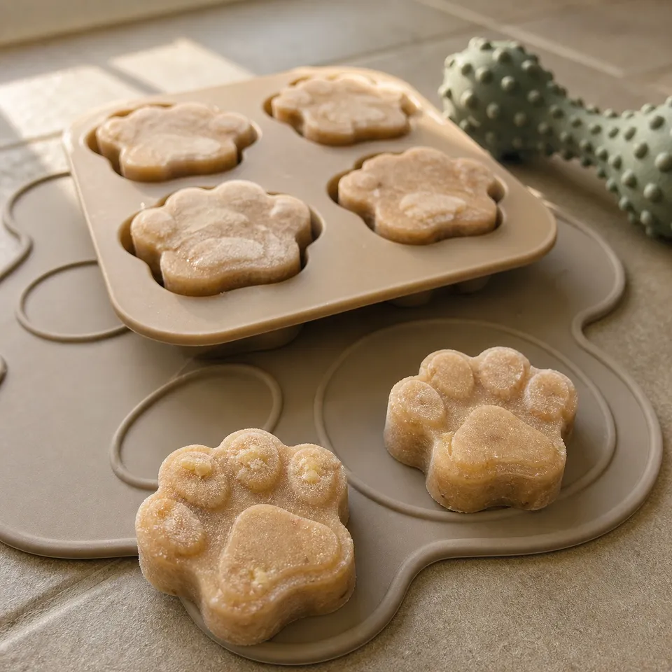 Peanut-Butter Banana Frozen Bites