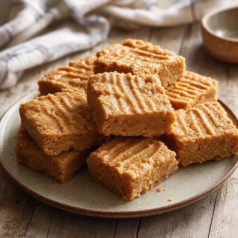 Peanut Butter Bars — Desserts recipe