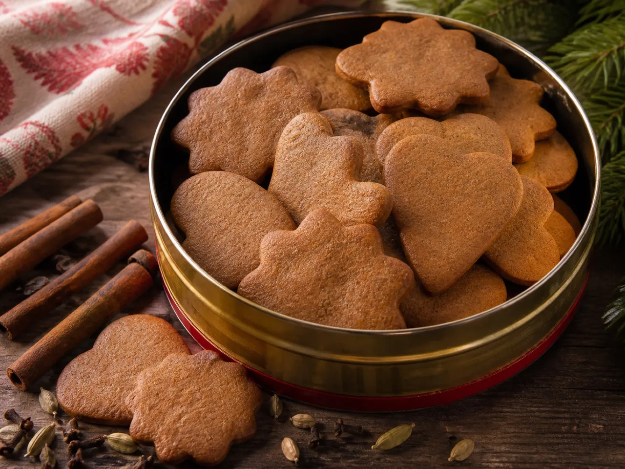 Pepparkakor — served