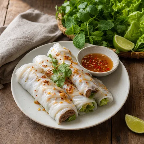 Phở Cuốn (Fresh Phở Rolls) — Vietnamese recipe