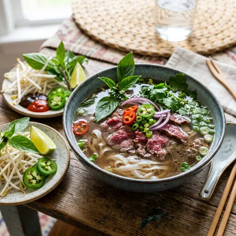 Pho Bo (Vietnamese Beef Noodle Soup) — Soups & Stews recipe
