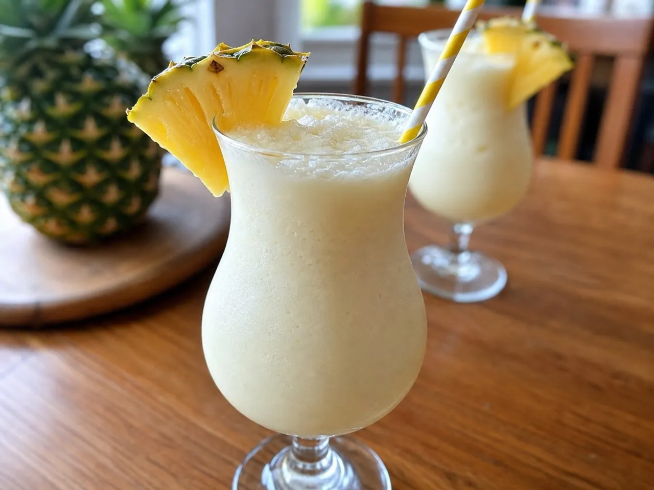 Piña Colada — served