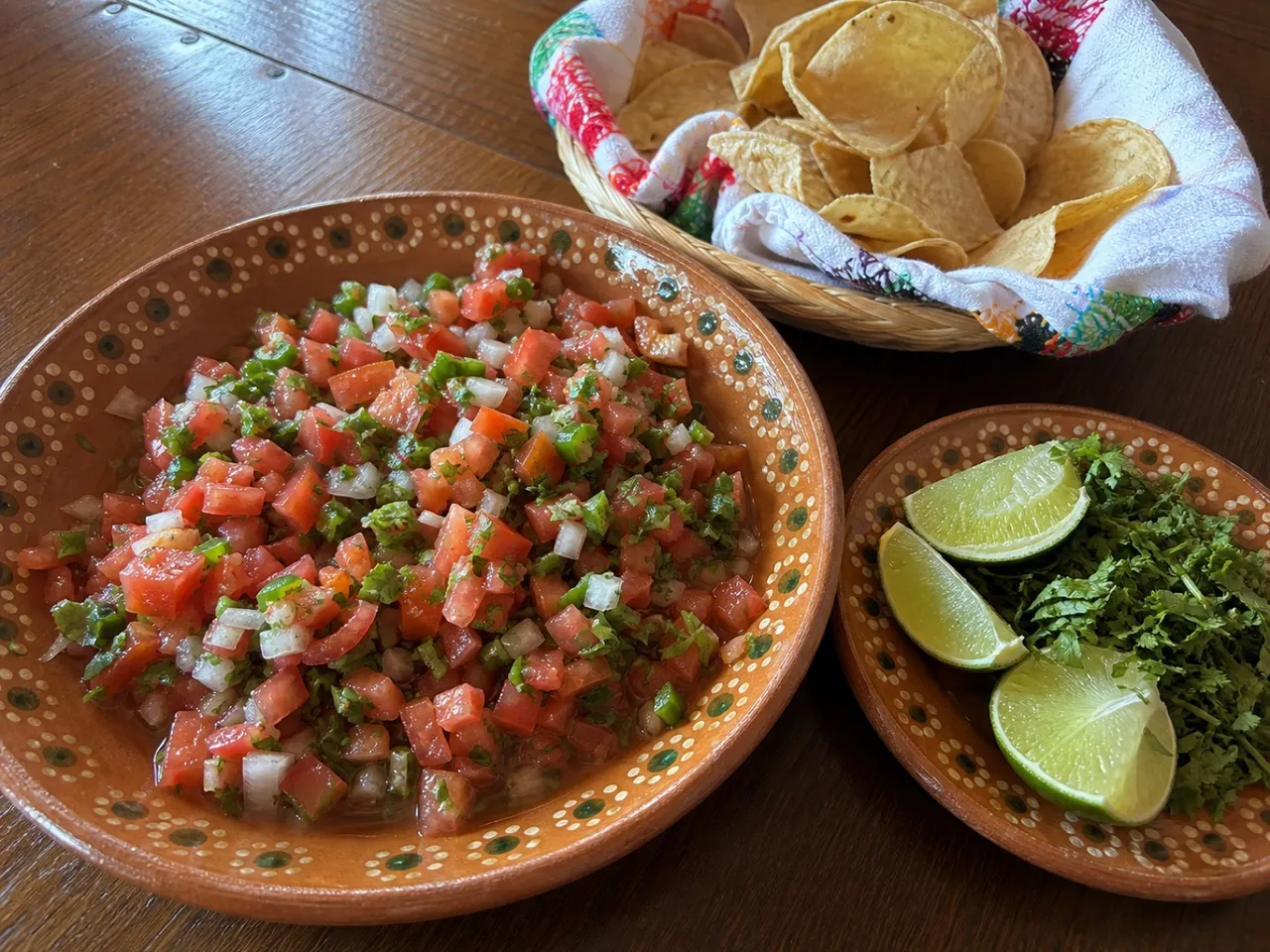 Pico de Gallo — served