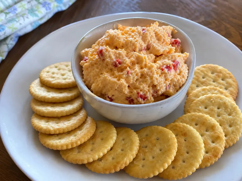 Pimento Cheese — plated and served