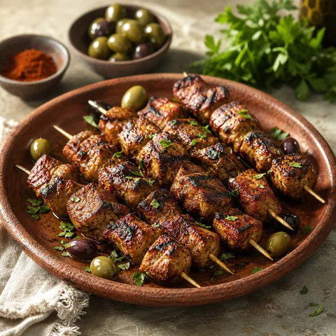Pinchos Morunos — Spanish recipe