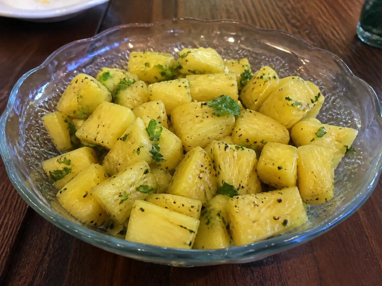 Pineapple Chow — served