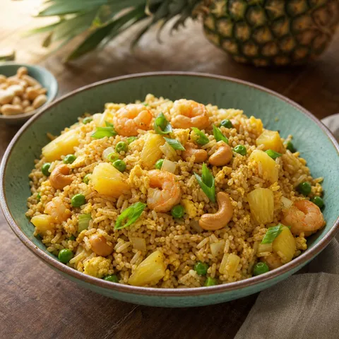 Pineapple Fried Rice — Hawaiian recipe