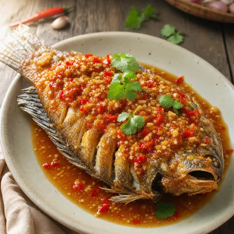 Pla Rad Prik — Thai recipe