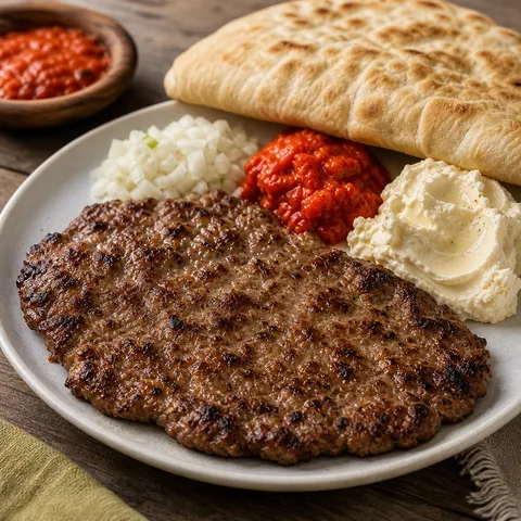Pljeskavica — Eastern European recipe