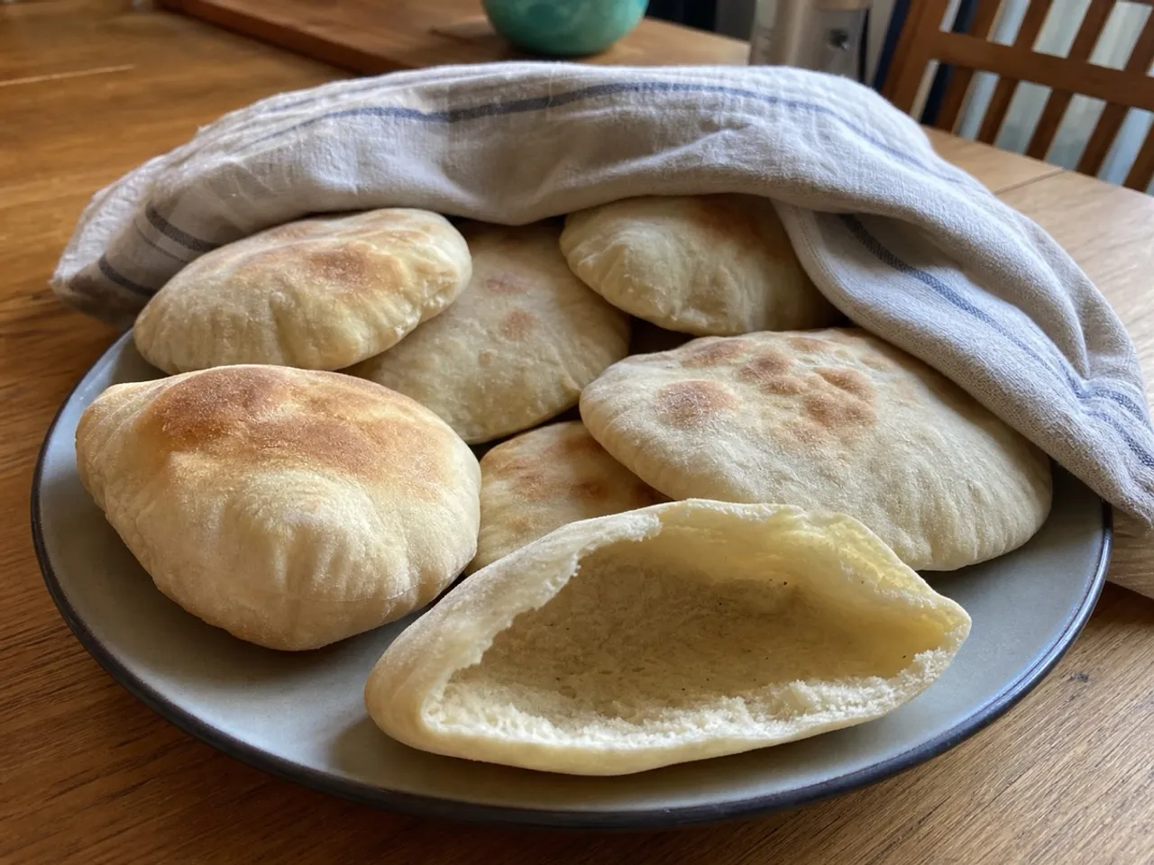 Pocket Pita Bread — served