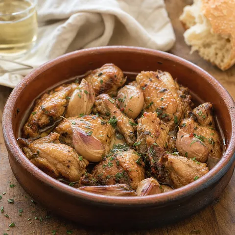 Pollo al Ajillo — Spanish recipe