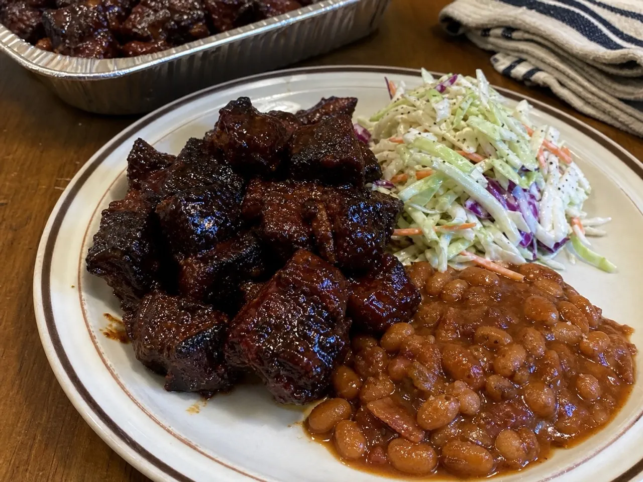 Poor Man's Burnt Ends — served
