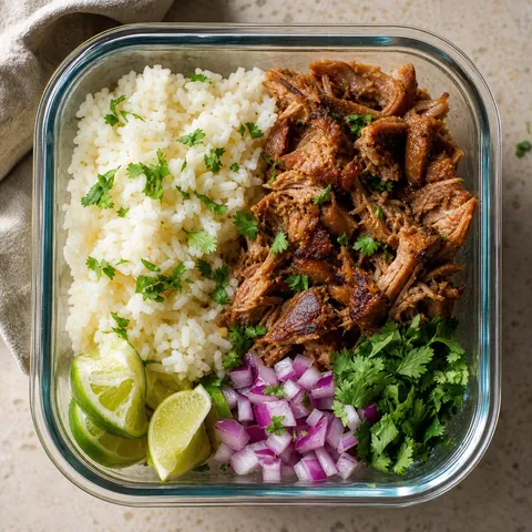 Pork Carnitas Bowls — Meal Prep recipe