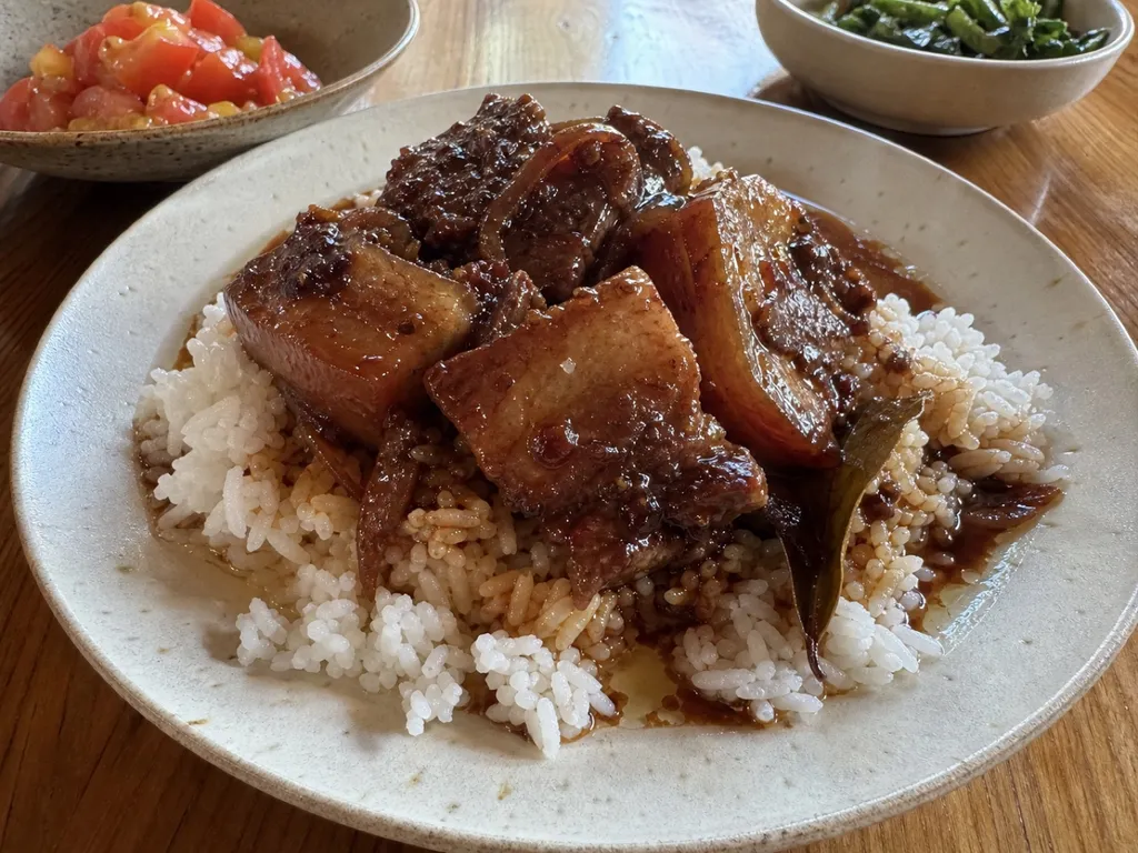 Pork Humba — plated and served