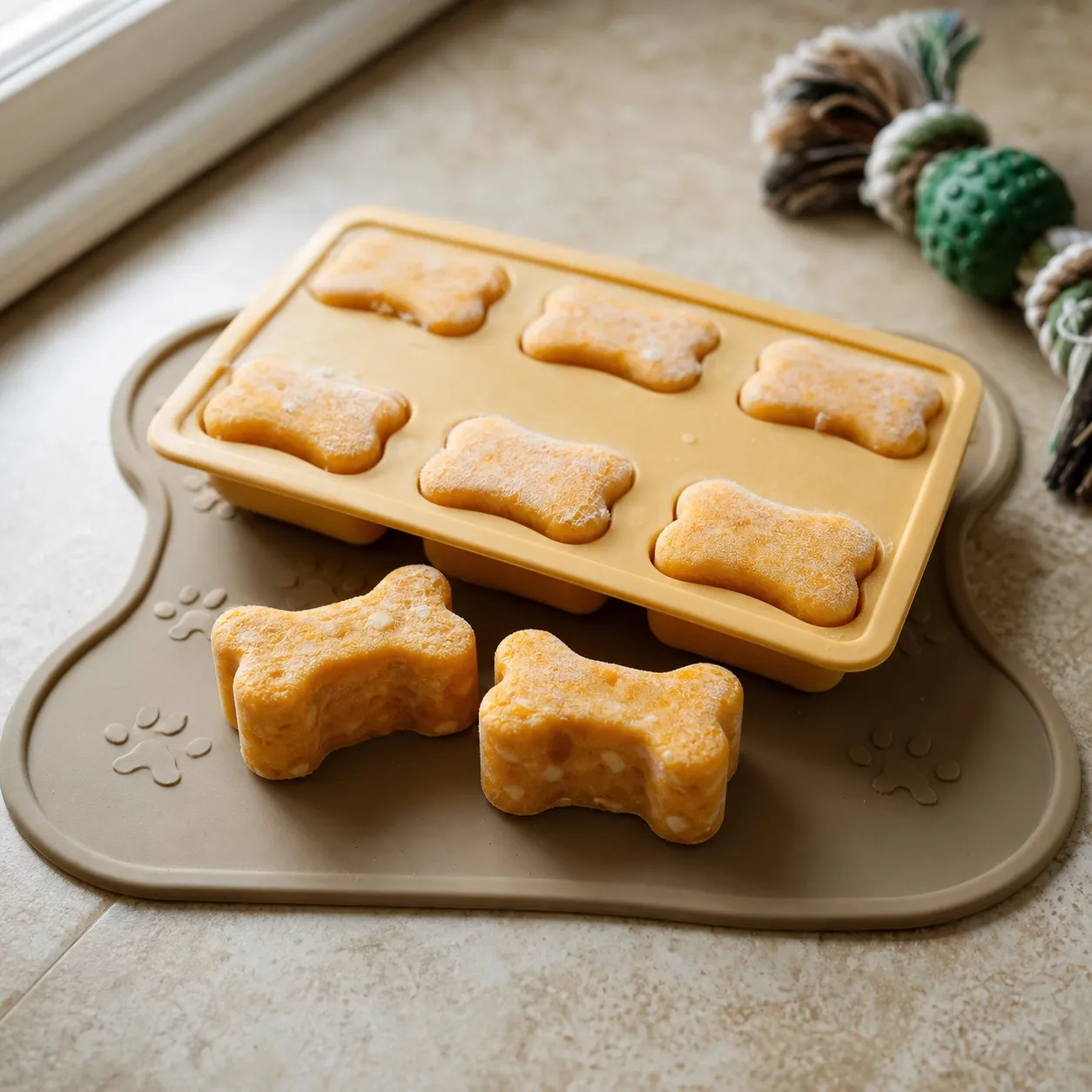 Pumpkin Pupsicles